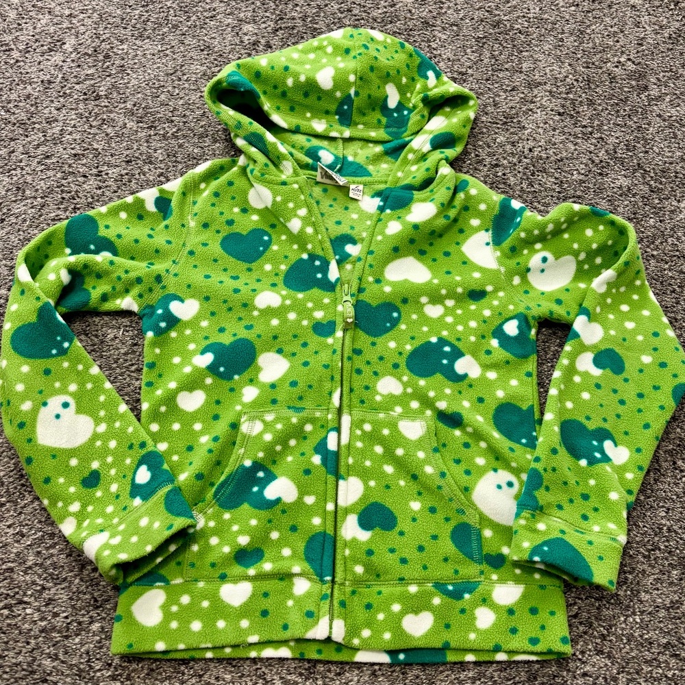 Children's Place Girls Fullzip Fleece Hoodie Size Large 10/12